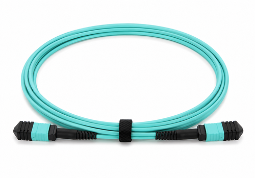F2217 Low Loss 12F MPO/PC Female-12F MPO/PC Female OM4 Type B 12F Aqua OFNP Patch Cord