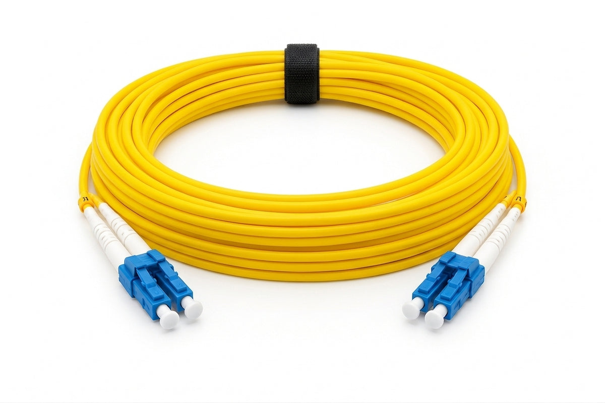 F4400 LC/UPC-LC/UPC Duplex SMF Yellow OFNR Zipcord Patch Cord